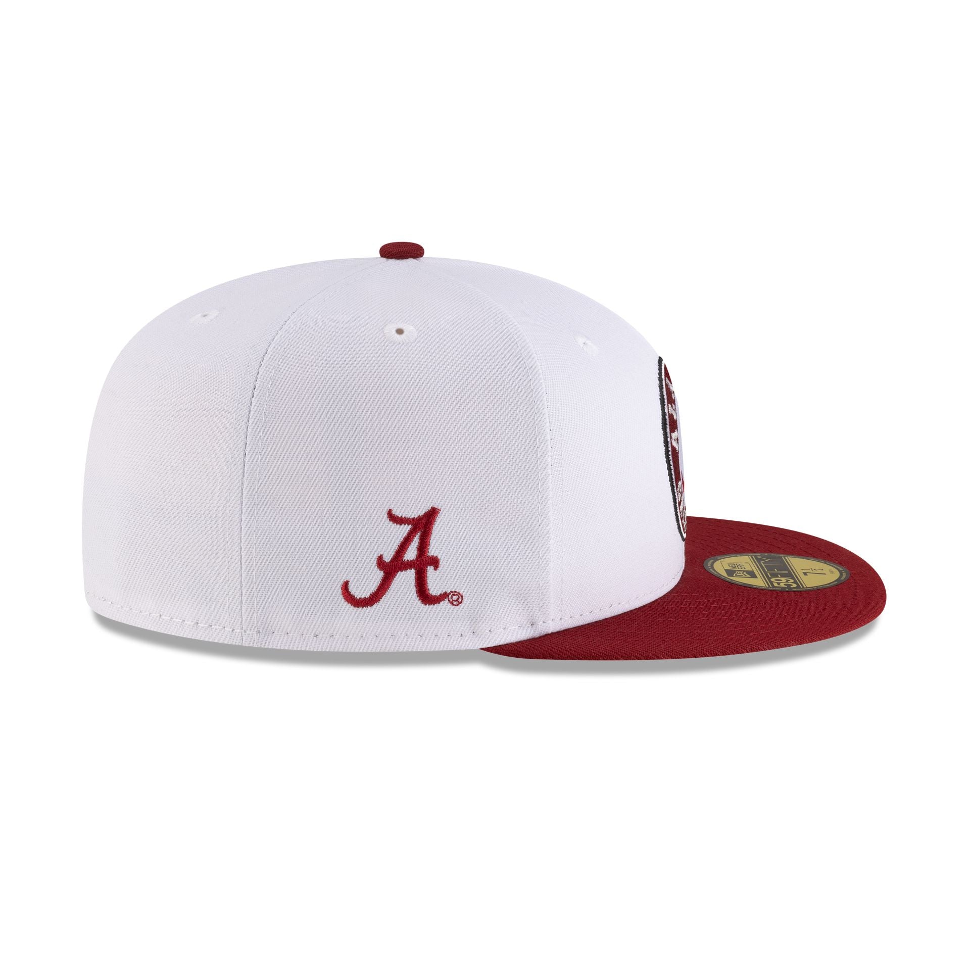 Alabama Crimson Tide White 59FIFTY Fitted - Image 4