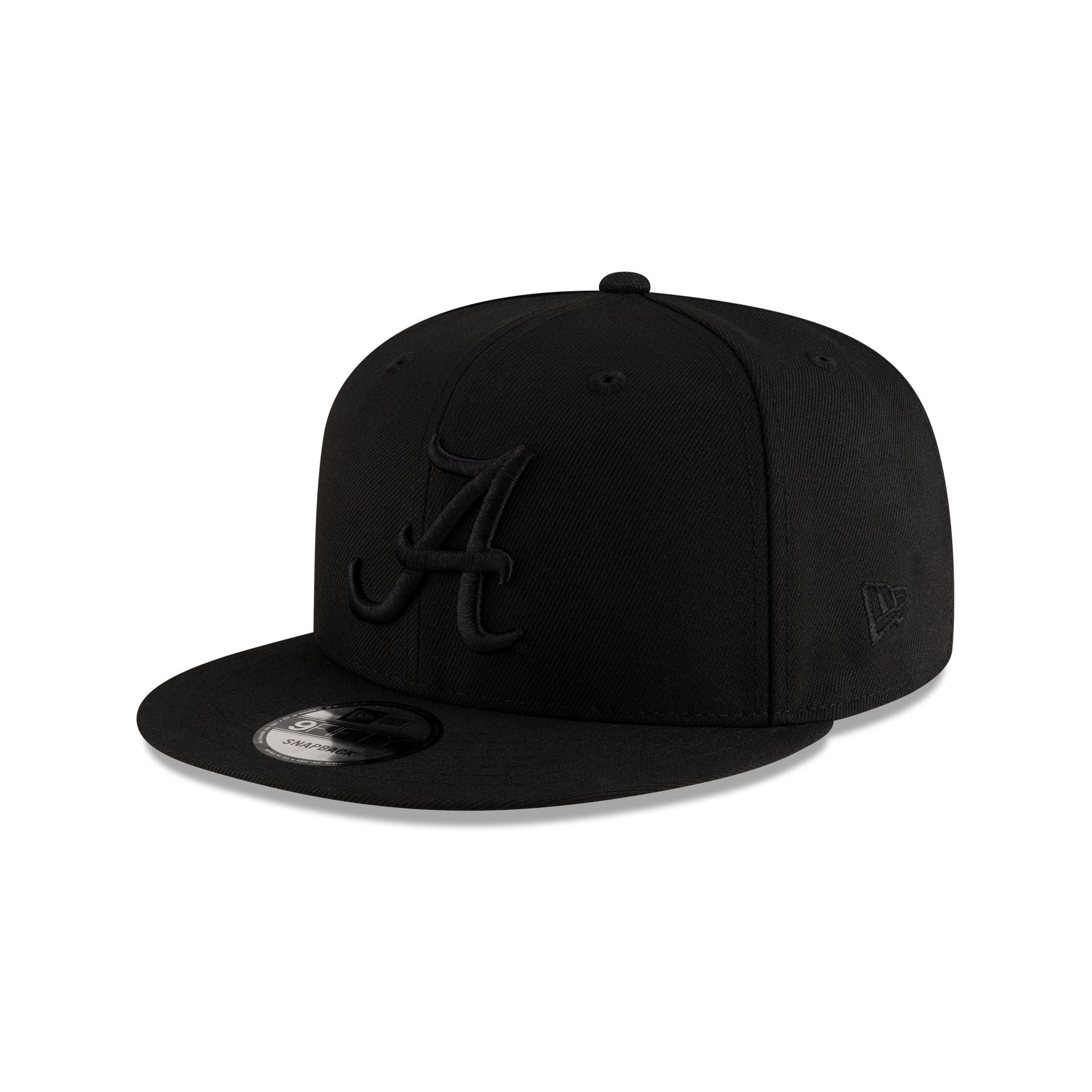Alabama Crimson Tide Black on Black 9FIFTY Snapback Hat