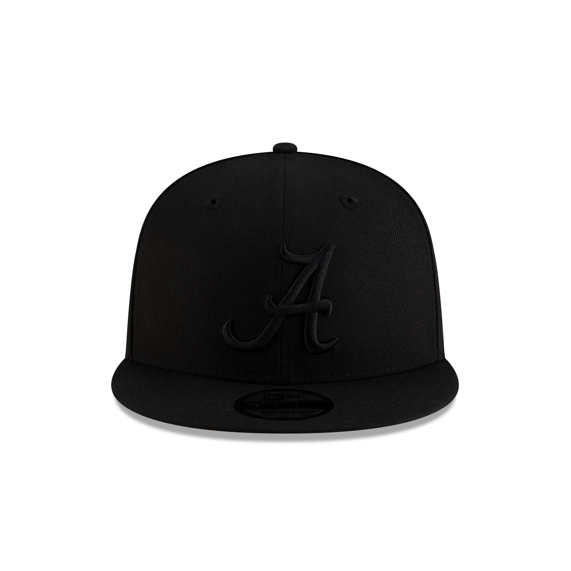 Alabama Crimson Tide Black on Black 9FIFTY Snapback Hat - Image 2