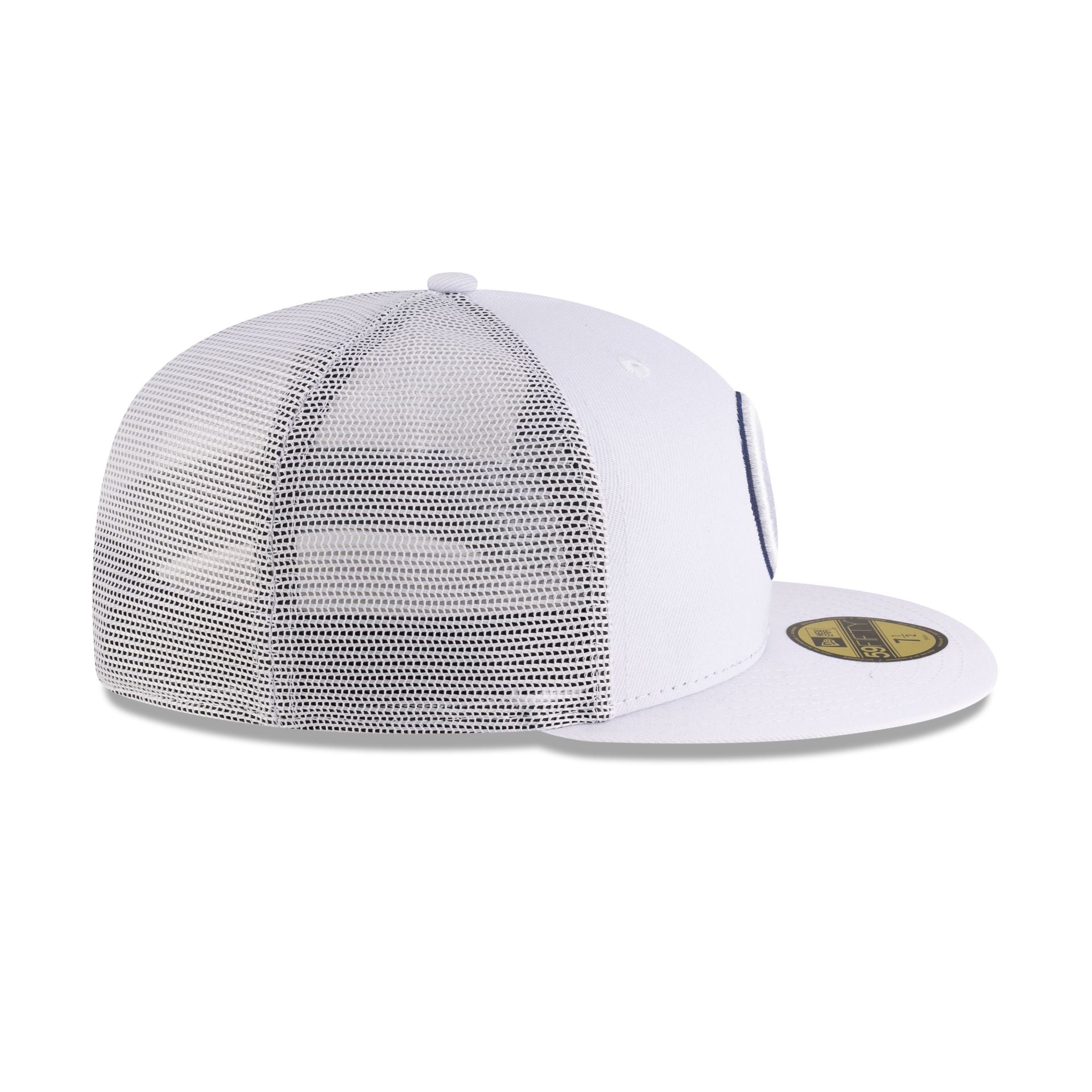Georgetown Hoyas White 59FIFTY Fitted Trucker Hat - Image 5