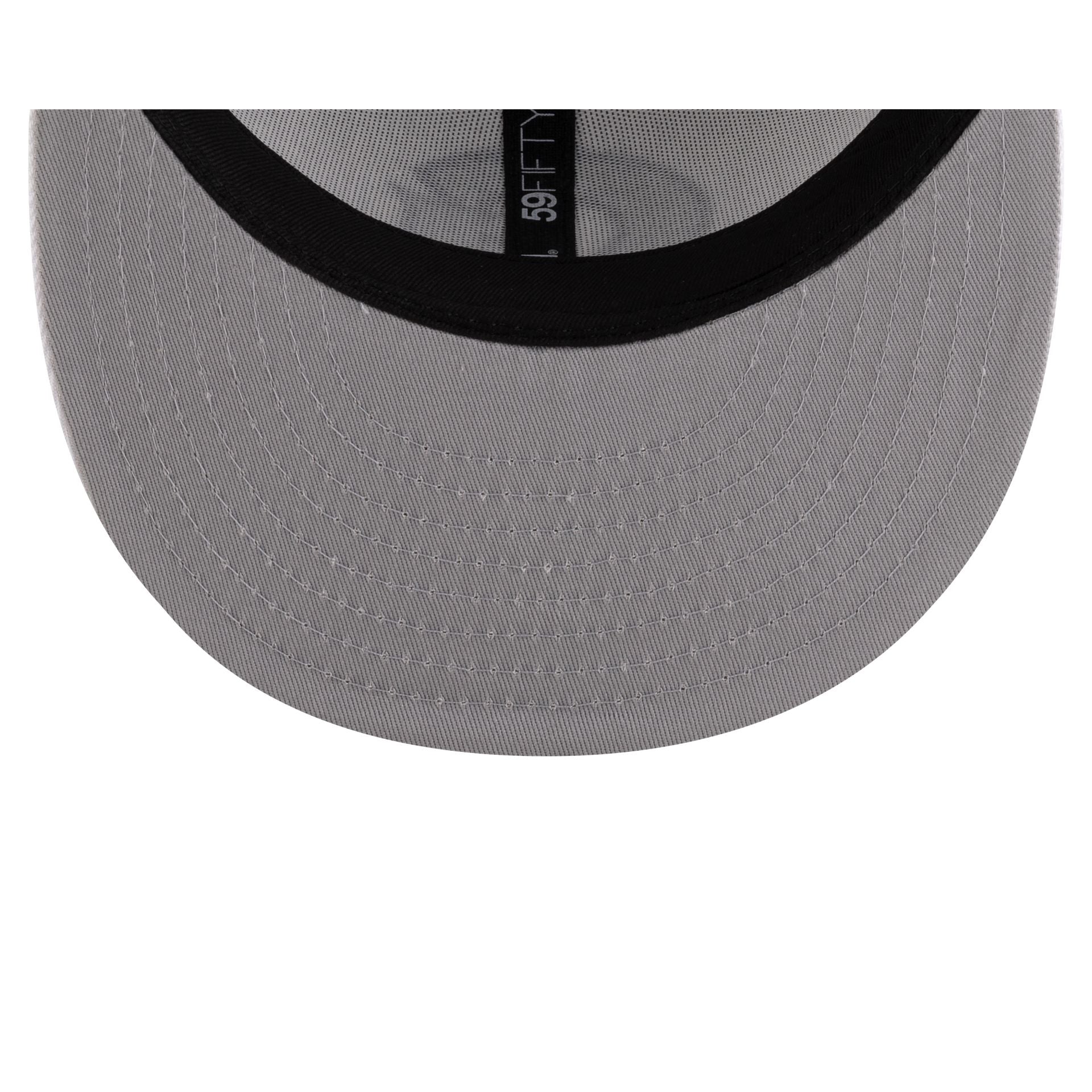 Georgetown Hoyas White 59FIFTY Fitted Trucker Hat - Image 7