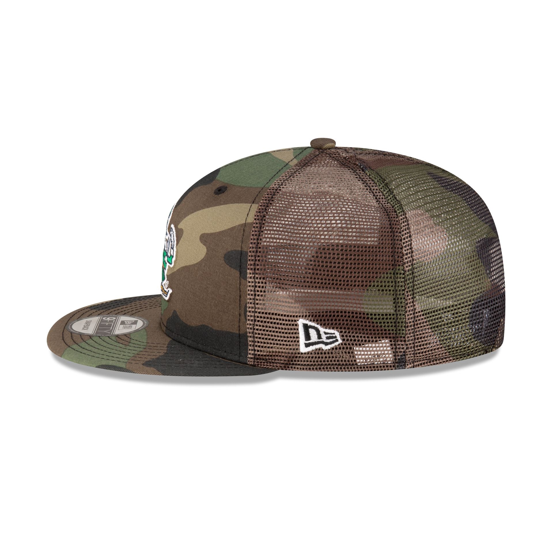 Notre Dame Fighting Irish Camo 9FIFTY Trucker Hat - Image 4