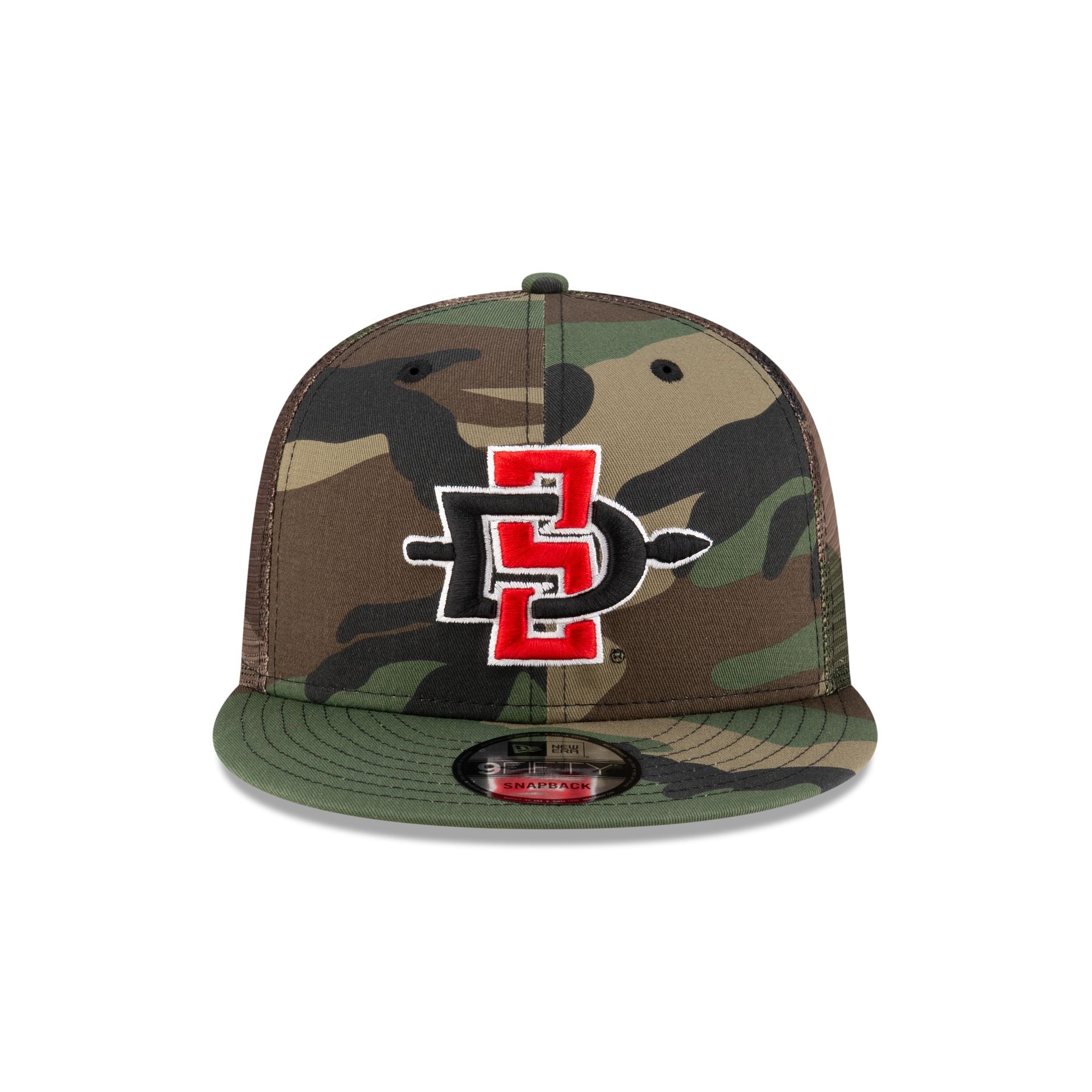 San Diego State Aztecs Camo 9FIFTY Trucker Hat - Image 2