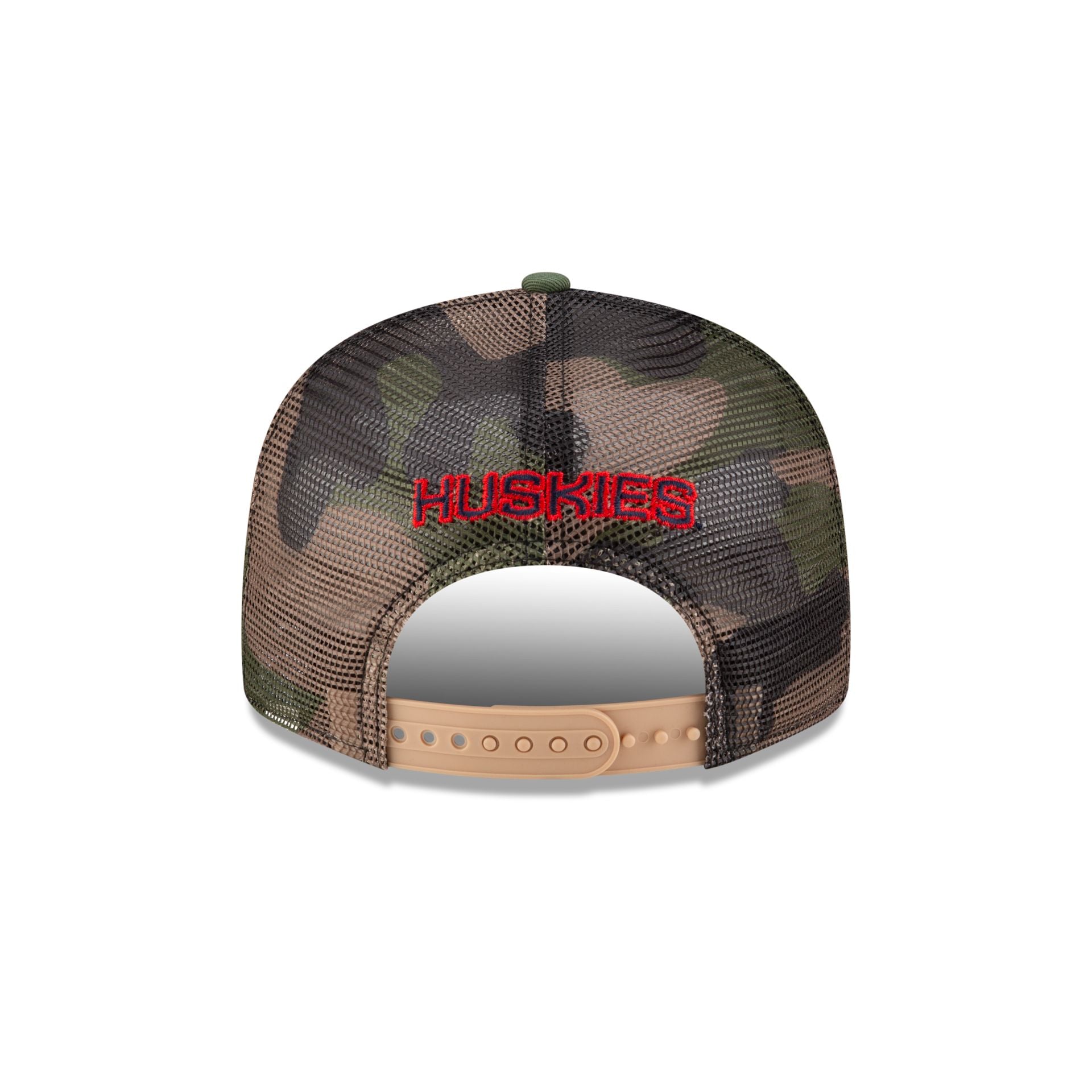 Connecticut Huskies Camo 9FIFTY Trucker Hat - Image 6
