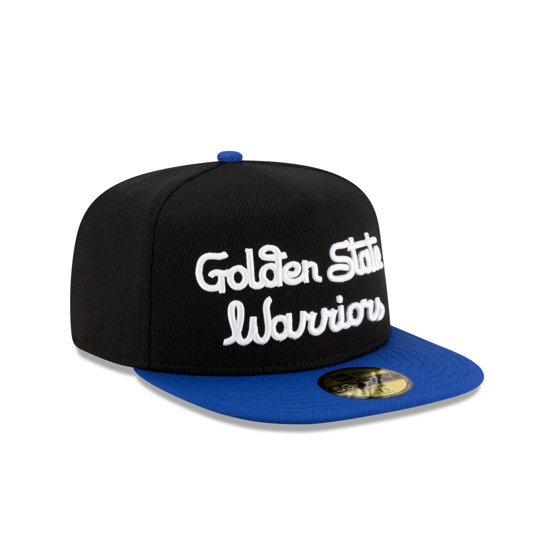 Golden State Warriors Dashmark Mesh 59FIFTY A-Frame Fitted Hat - Image 3