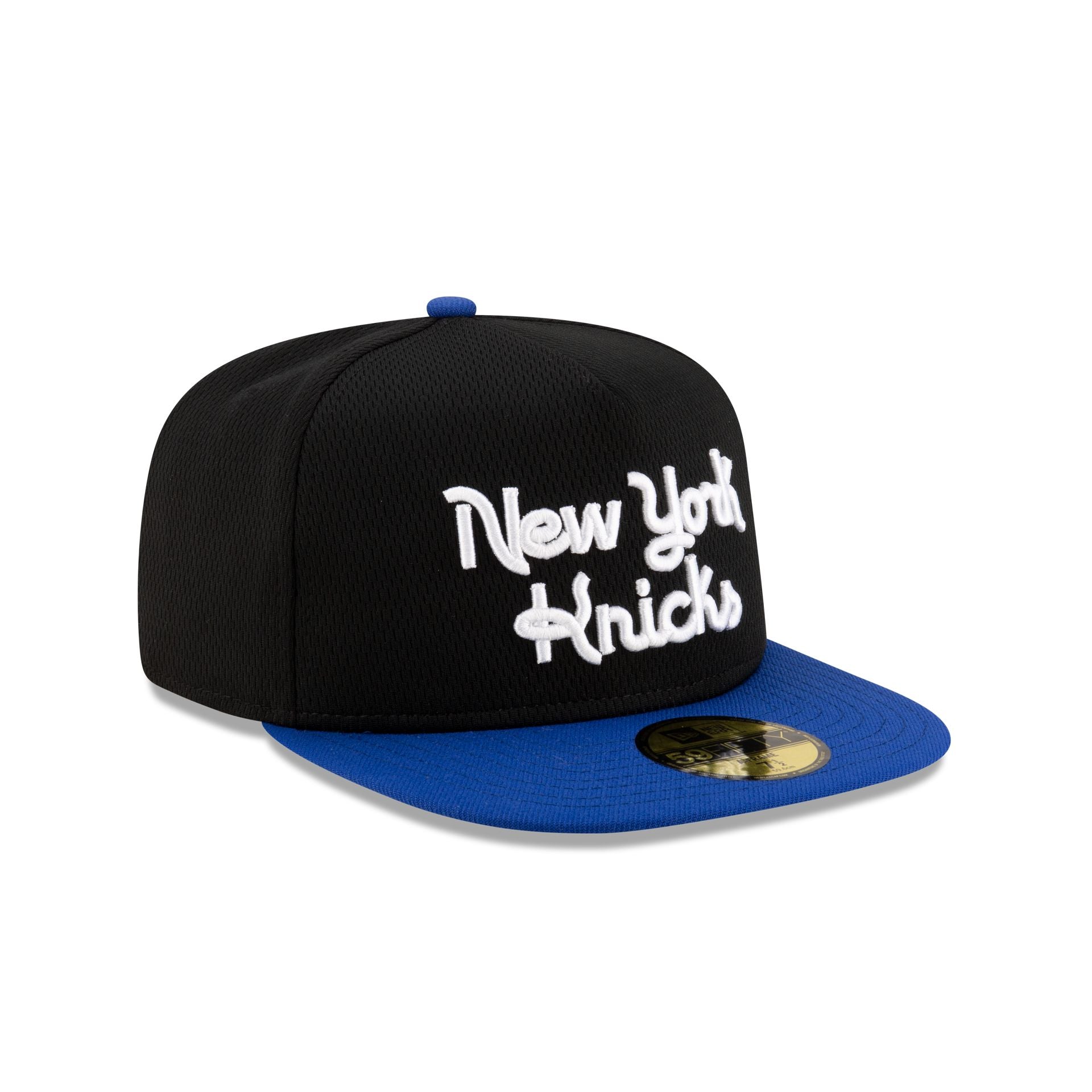 New York Knicks Dashmark Mesh 59FIFTY A-Frame Fitted Hat - Image 3
