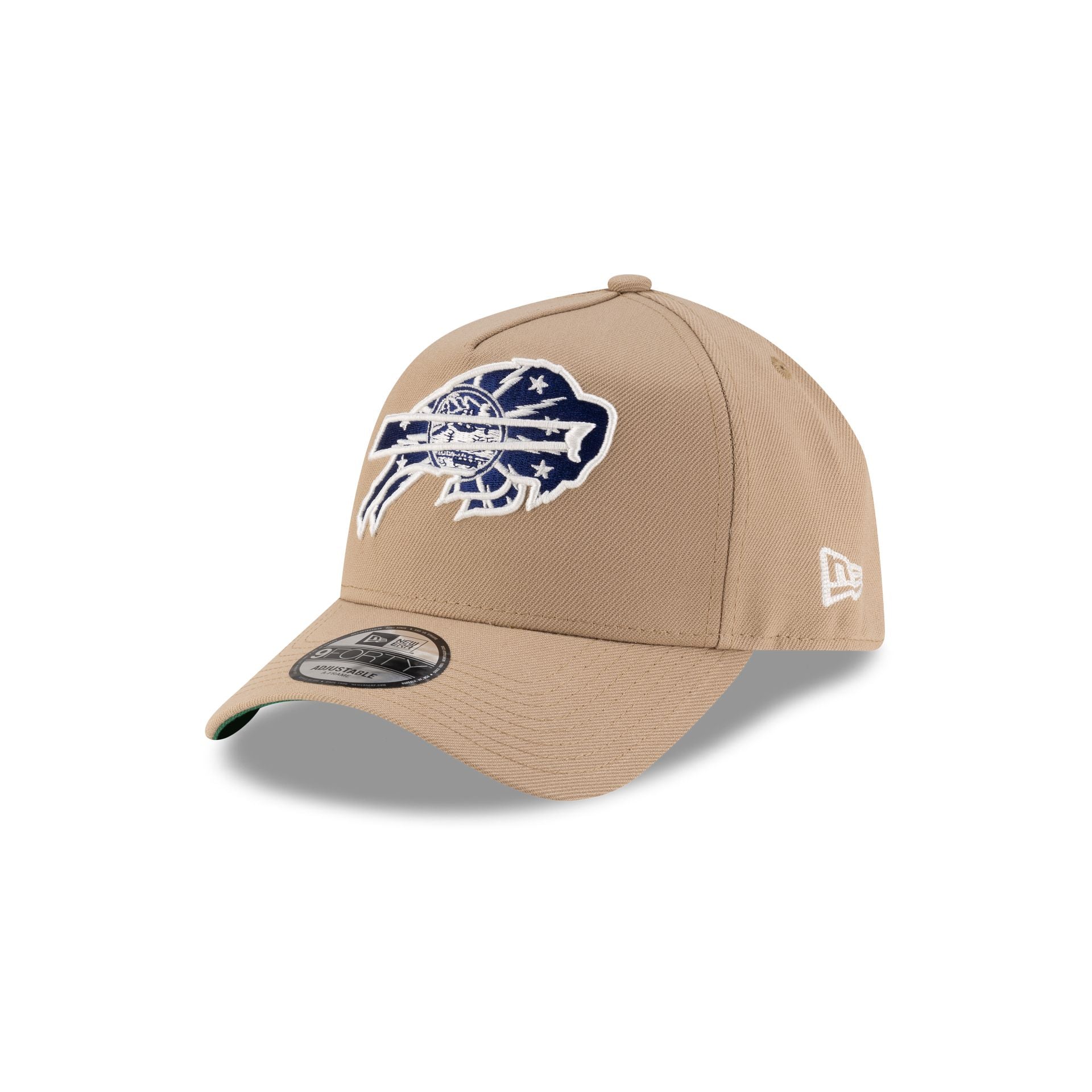 Buffalo Bills City Flag Camel 9FORTY A-Frame Snapback Hat - Image 3