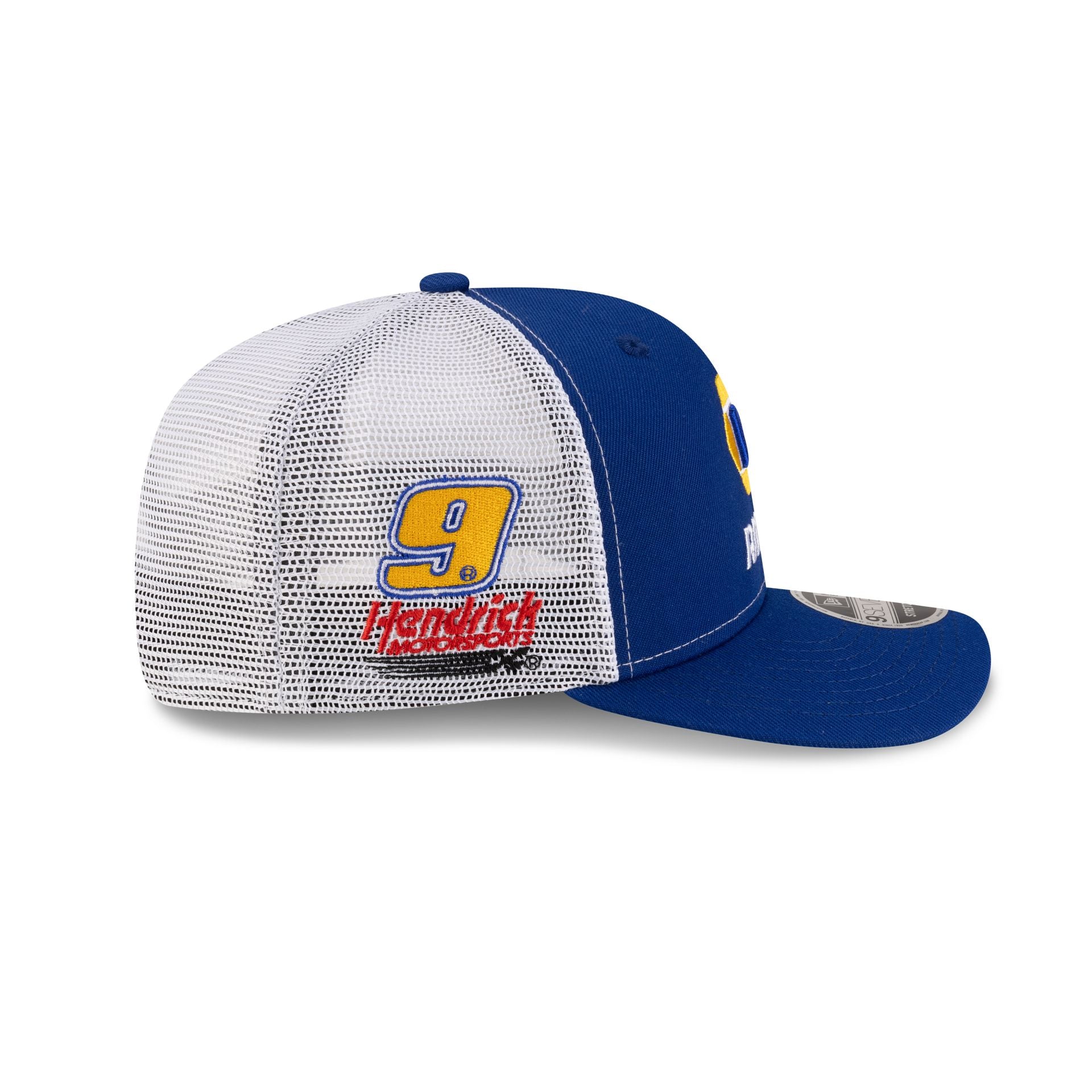 Hendrick Motorsports Chase Elliott NAPA Racing Partner 9SEVENTY Stretch-Snap Trucker Hat - Image 4