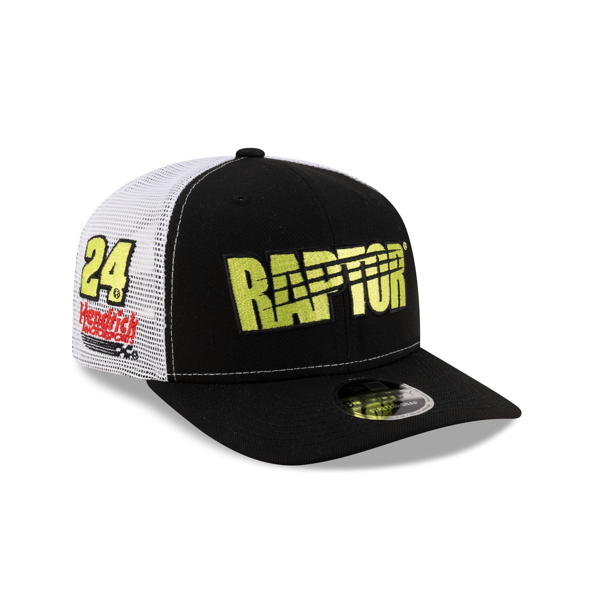 Hendrick Motorsports William Byron RAPTOR Partner 9SEVENTY Stretch-Snap Trucker Hat