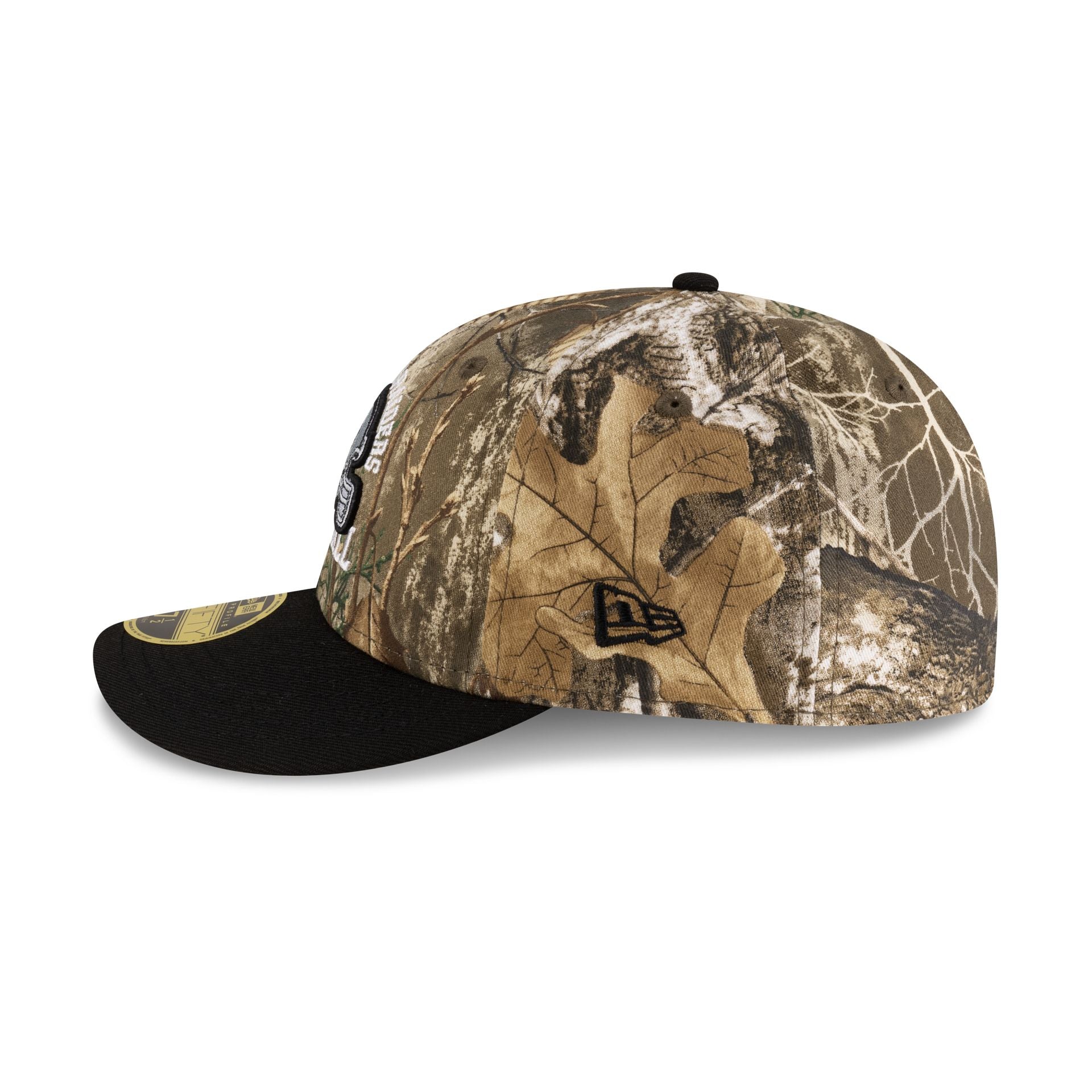 Just Caps Realtree Las Vegas Raiders Low Profile 59FIFTY Fitted Hat - Image 5