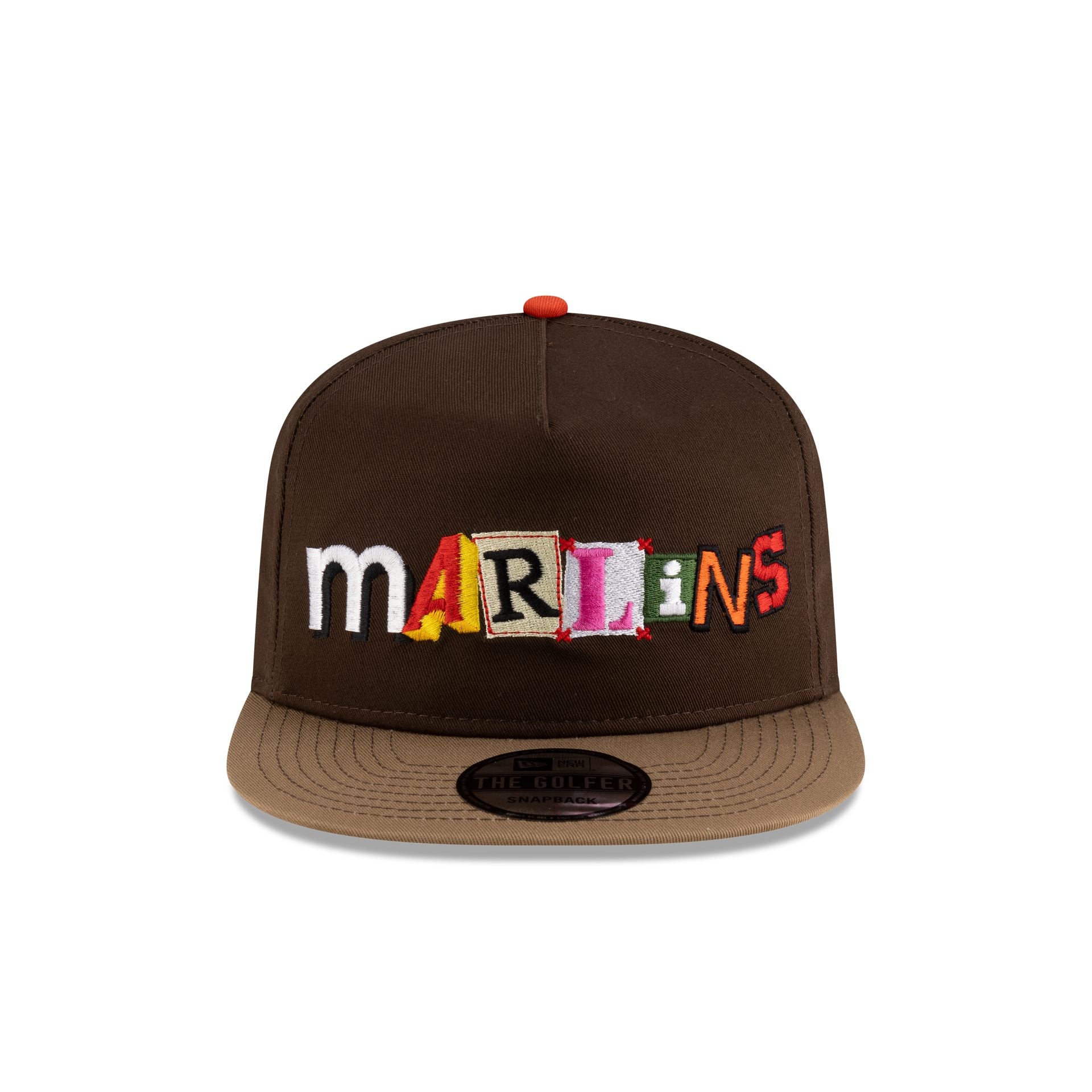 Tyler Herro x Miami Marlins Walnut Khaki Golfer Hat - Image 2