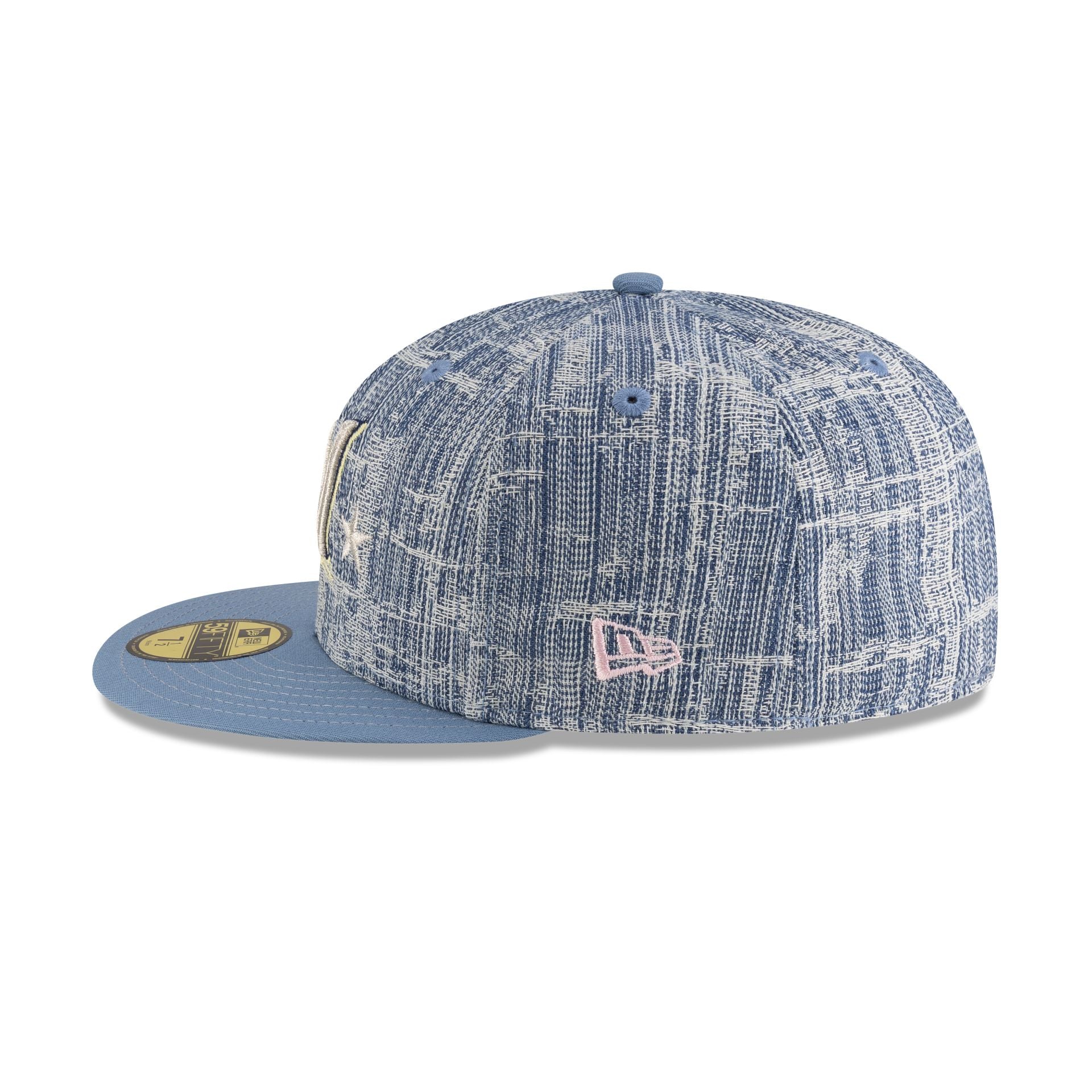 Tyler Herro x Milwaukee Brewers Distressed Denim 59FIFTY Fitted Hat - Image 4