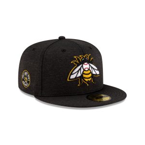 Salt Lake Bees Shadow Tech Black 59FIFTY Fitted Hat