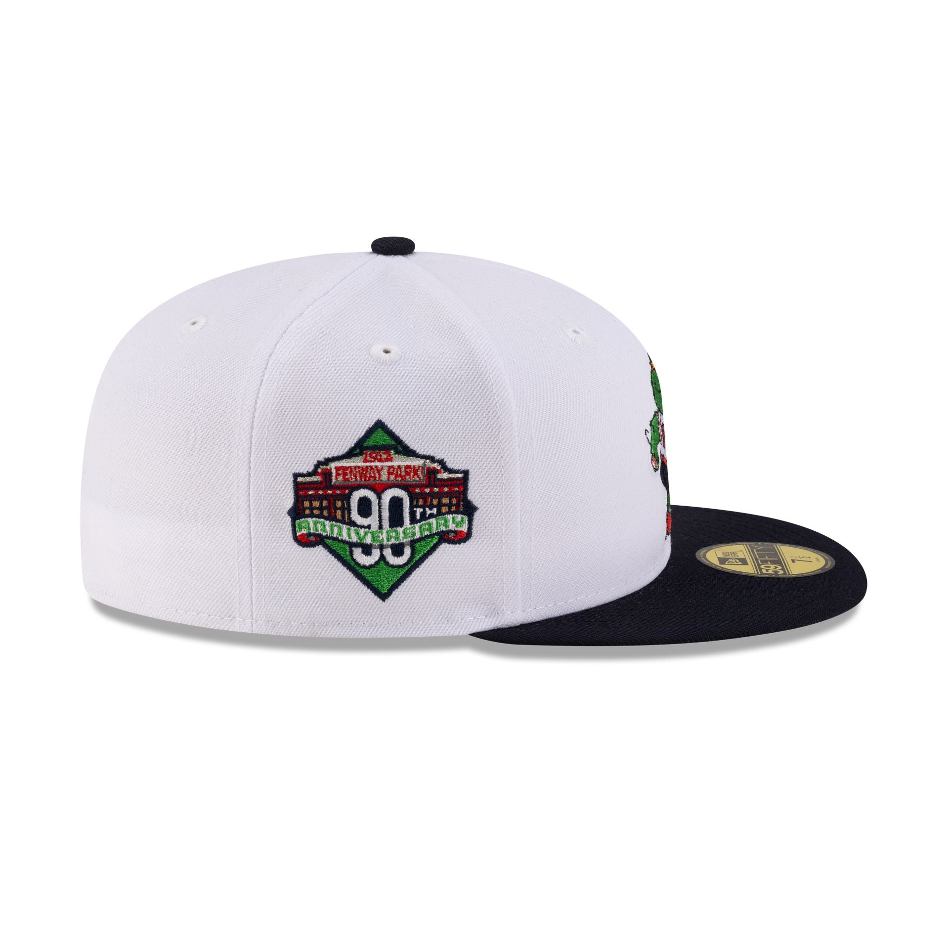 Boston Red Sox Mascot White 59FIFTY Fitted Hat - Image 4