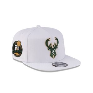 Milwaukee Bucks Champions 9FIFTY A-Frame Snapback Hat