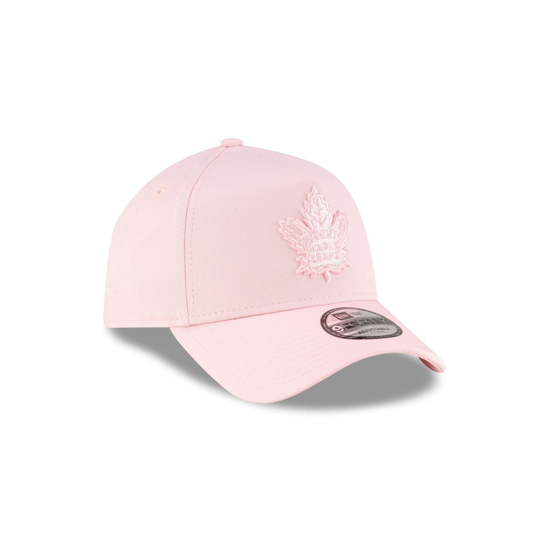 Toronto Maple Leafs Pink 9FORTY A-Frame Snapback Hat - Image 3