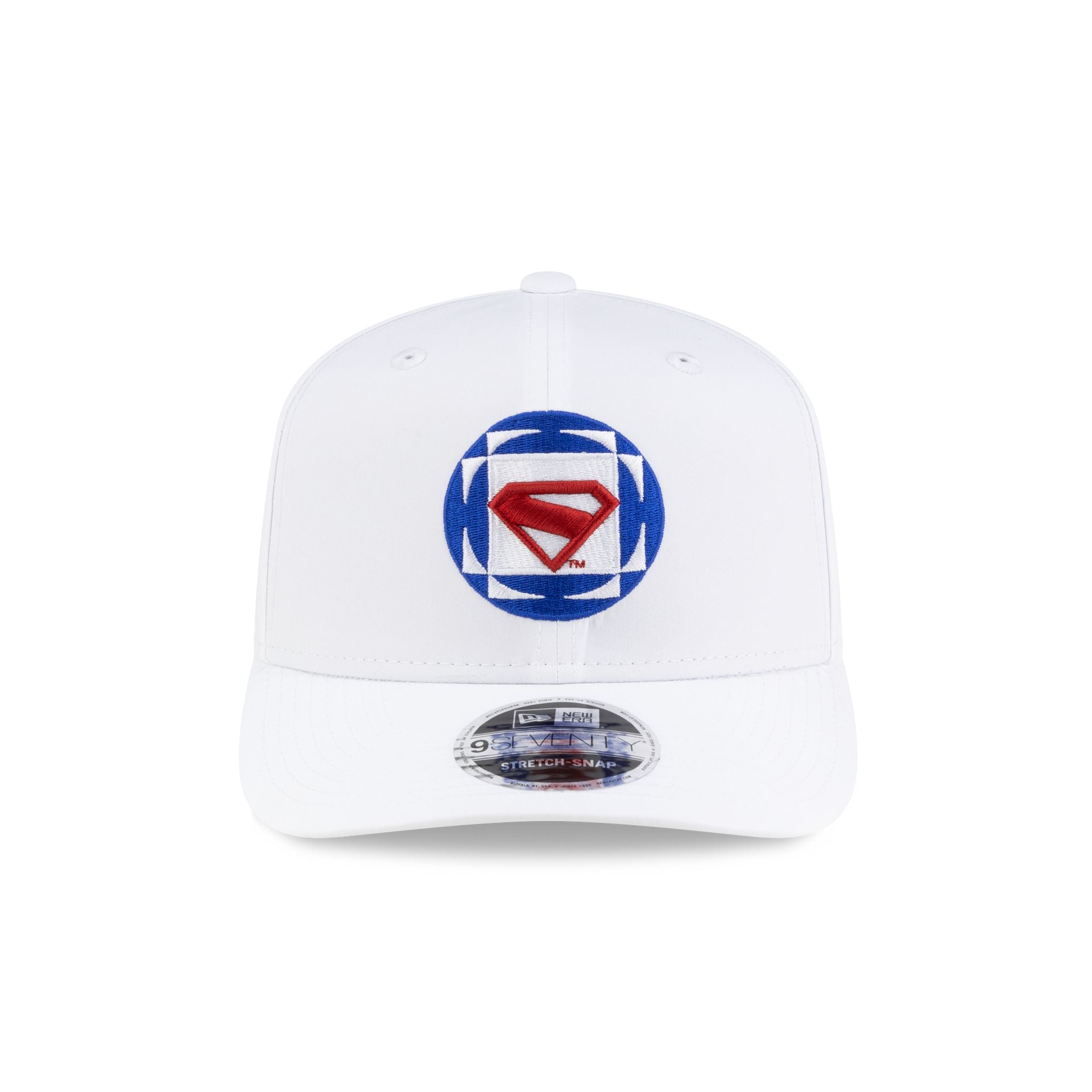 Superman White 9SEVENTY Stretch-Snap Hat - Image 2