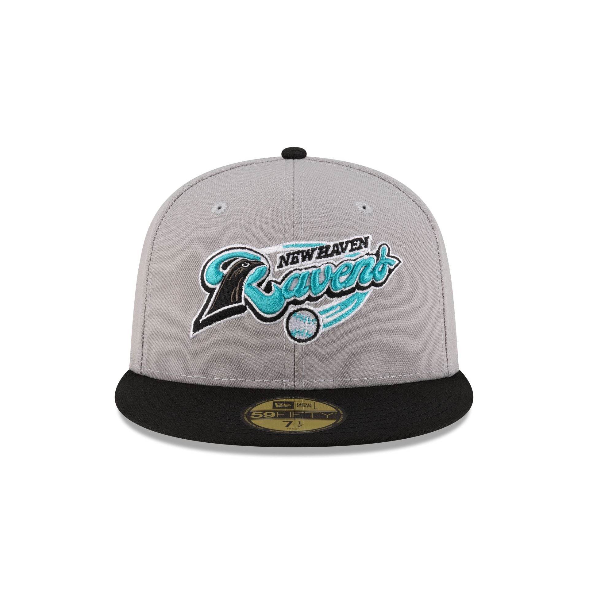 Just Caps Hometown New Haven Ravens 59FIFTY Fitted Hat - Image 2