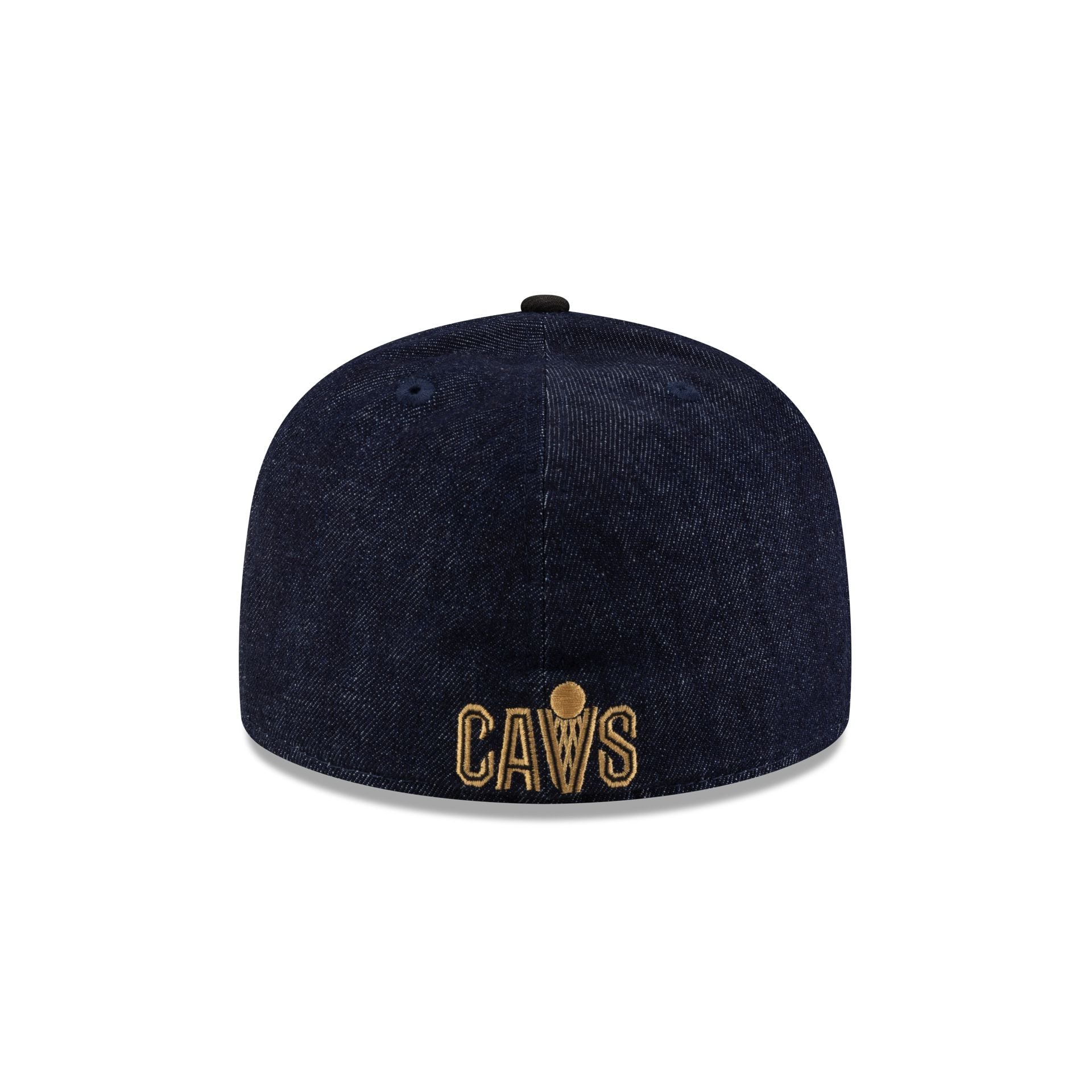Cleveland Cavaliers Navy Denim 59FIFTY A-Frame Fitted Hat - Image 6