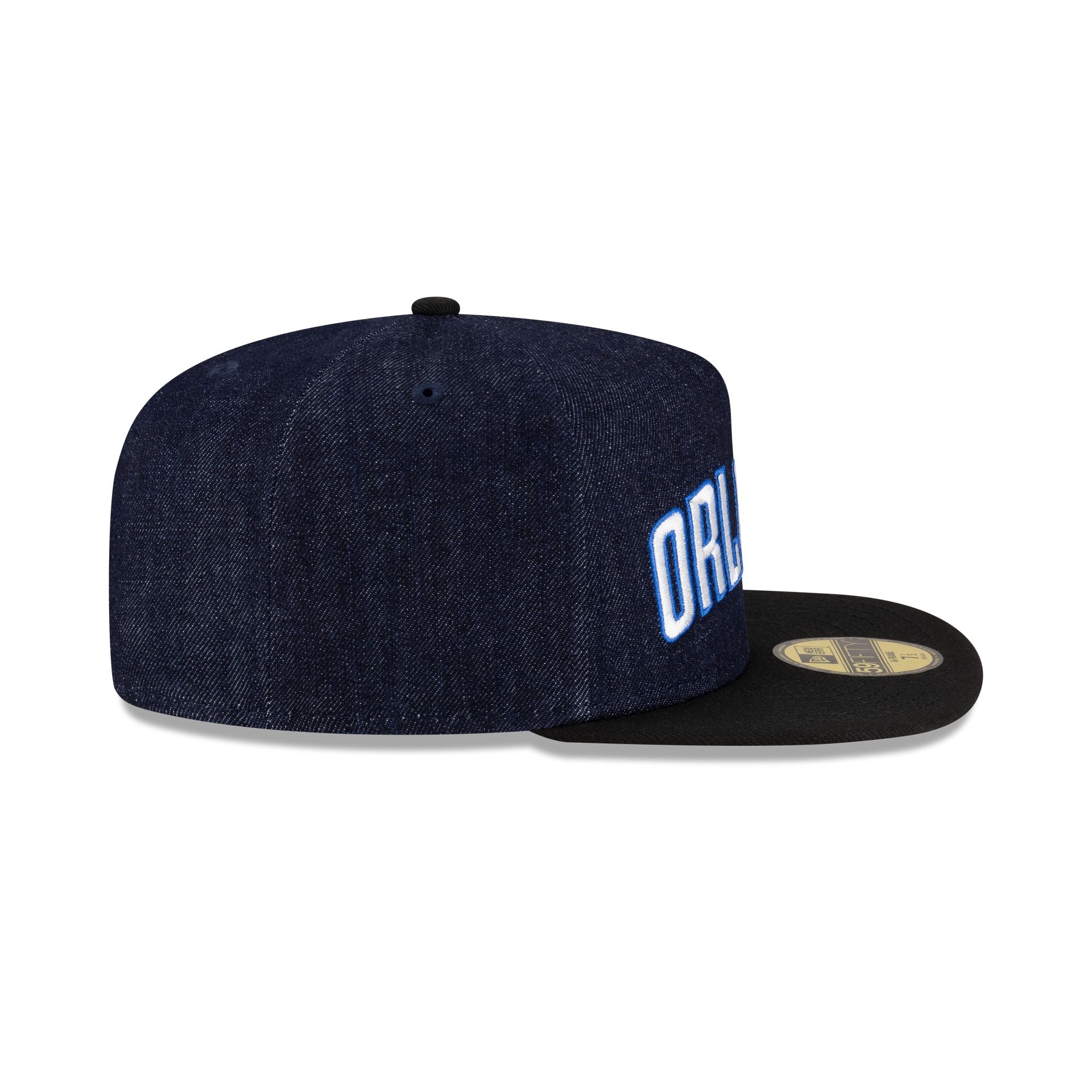 Orlando Magic Navy Denim 59FIFTY A-Frame Fitted Hat - Image 5