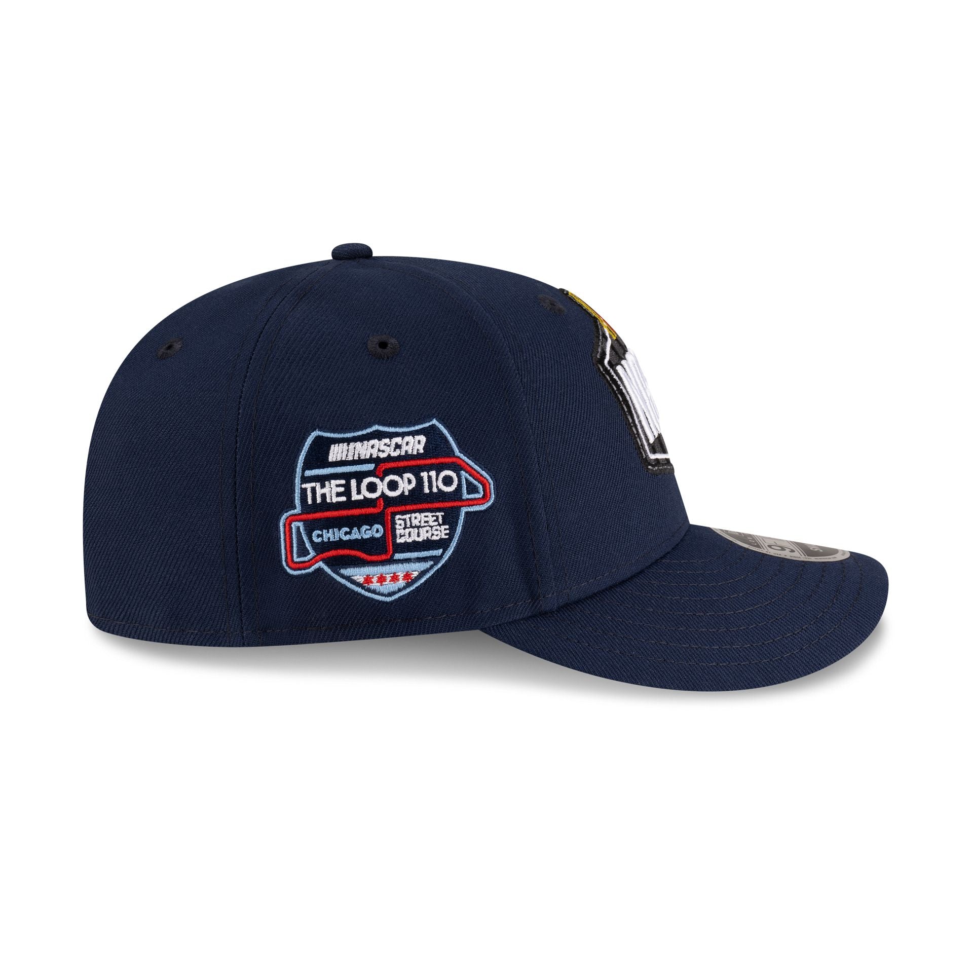 NASCAR Chicago Street Race Navy Low Profile 9FIFTY Snapback Hat - Image 4