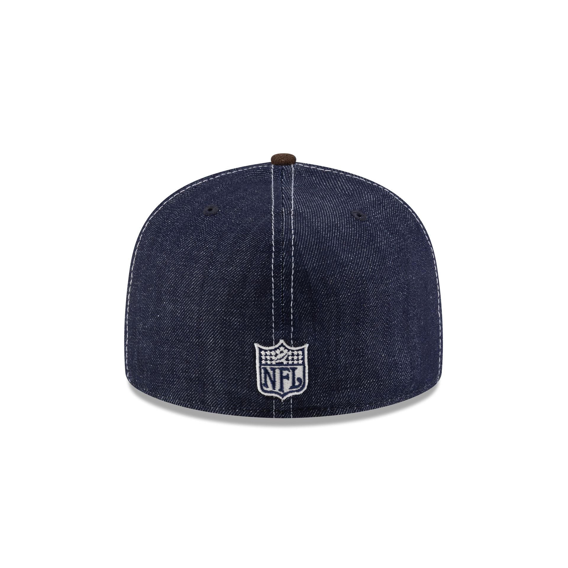Oilers Houston Pack Denim 59FIFTY A-Frame Fitted Hat - Image 6