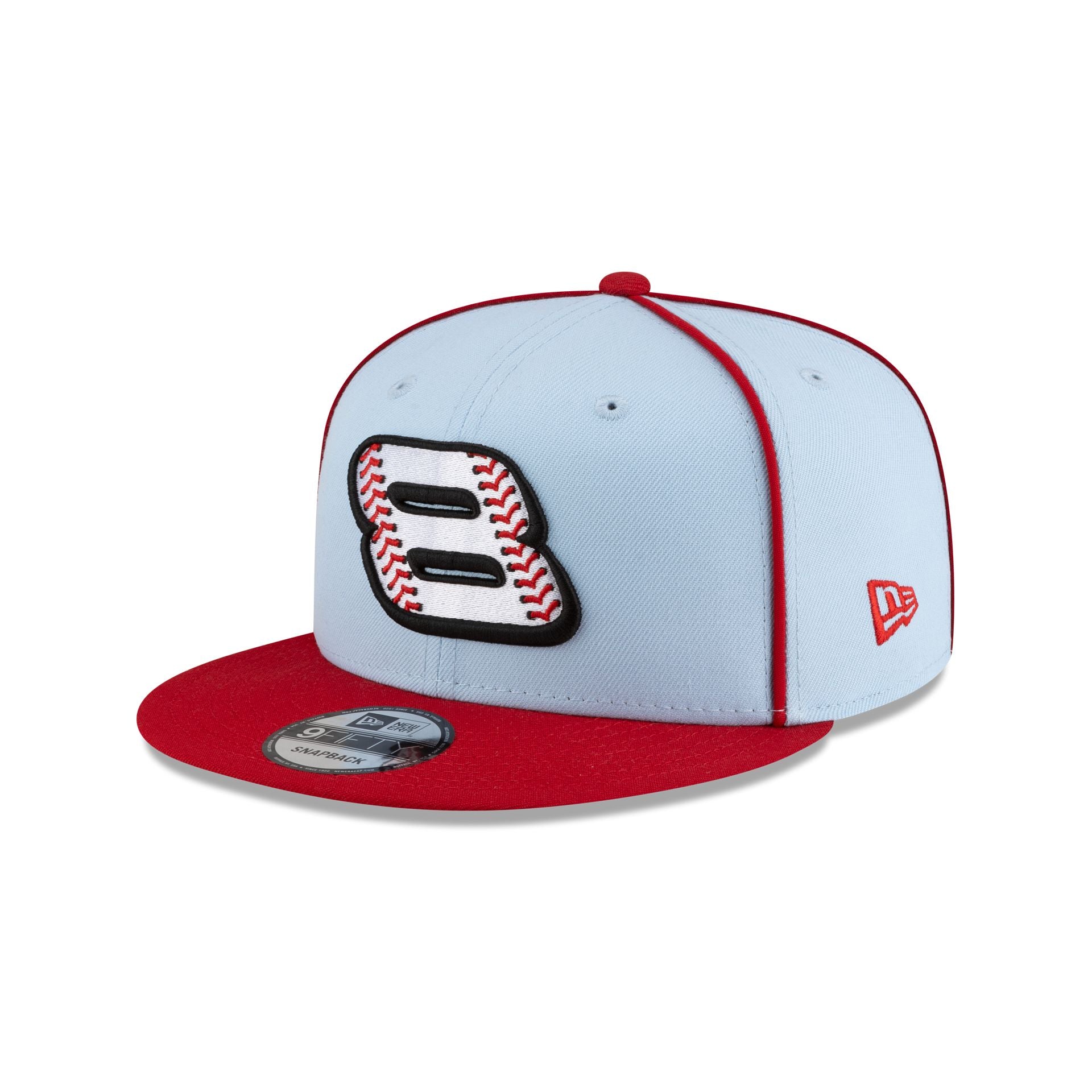 Dale Earnhardt Jr. x Budweiser Sky Blue 9FIFTY Snapback Hat - Image 3