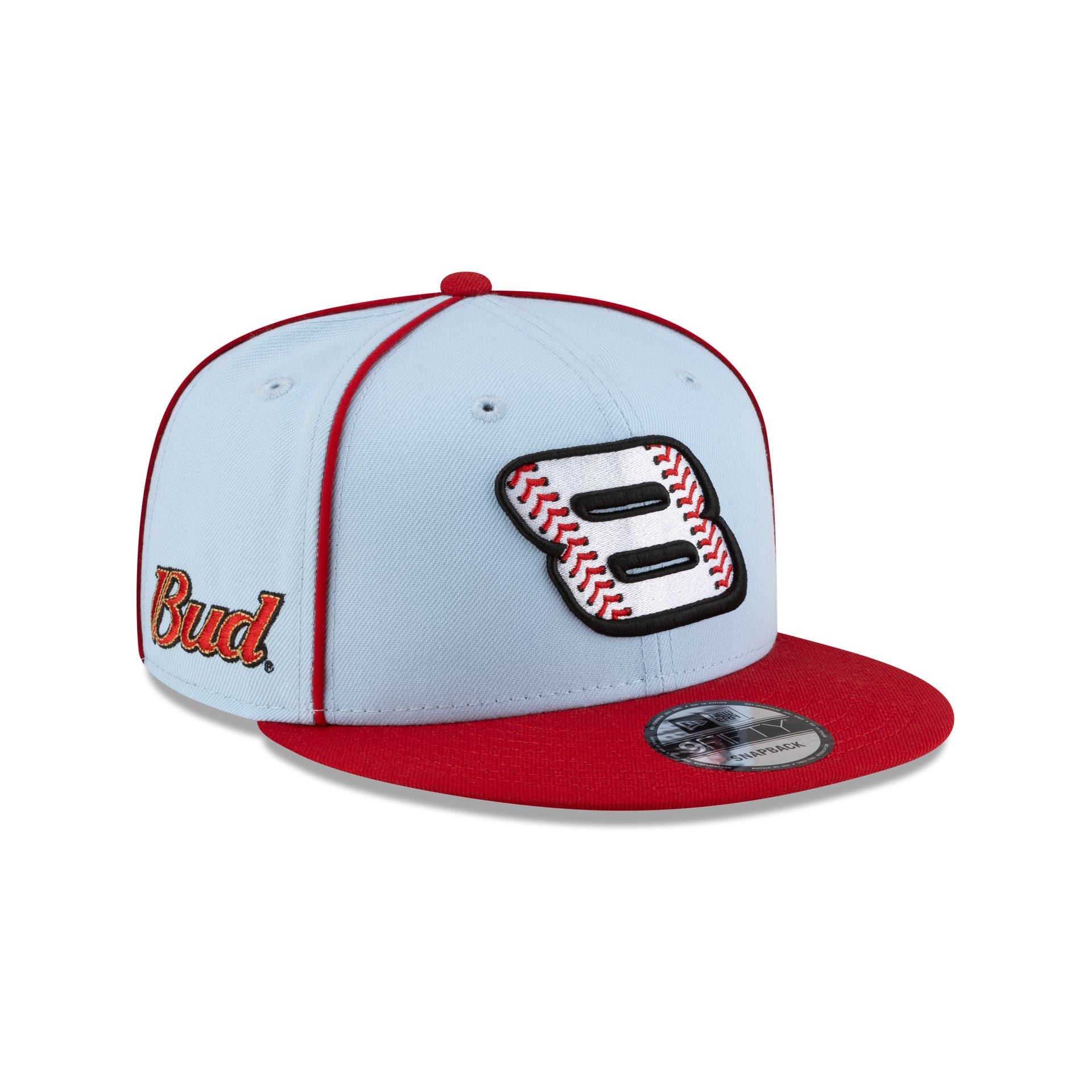 Dale Earnhardt Jr. x Budweiser Sky Blue 9FIFTY Snapback Hat