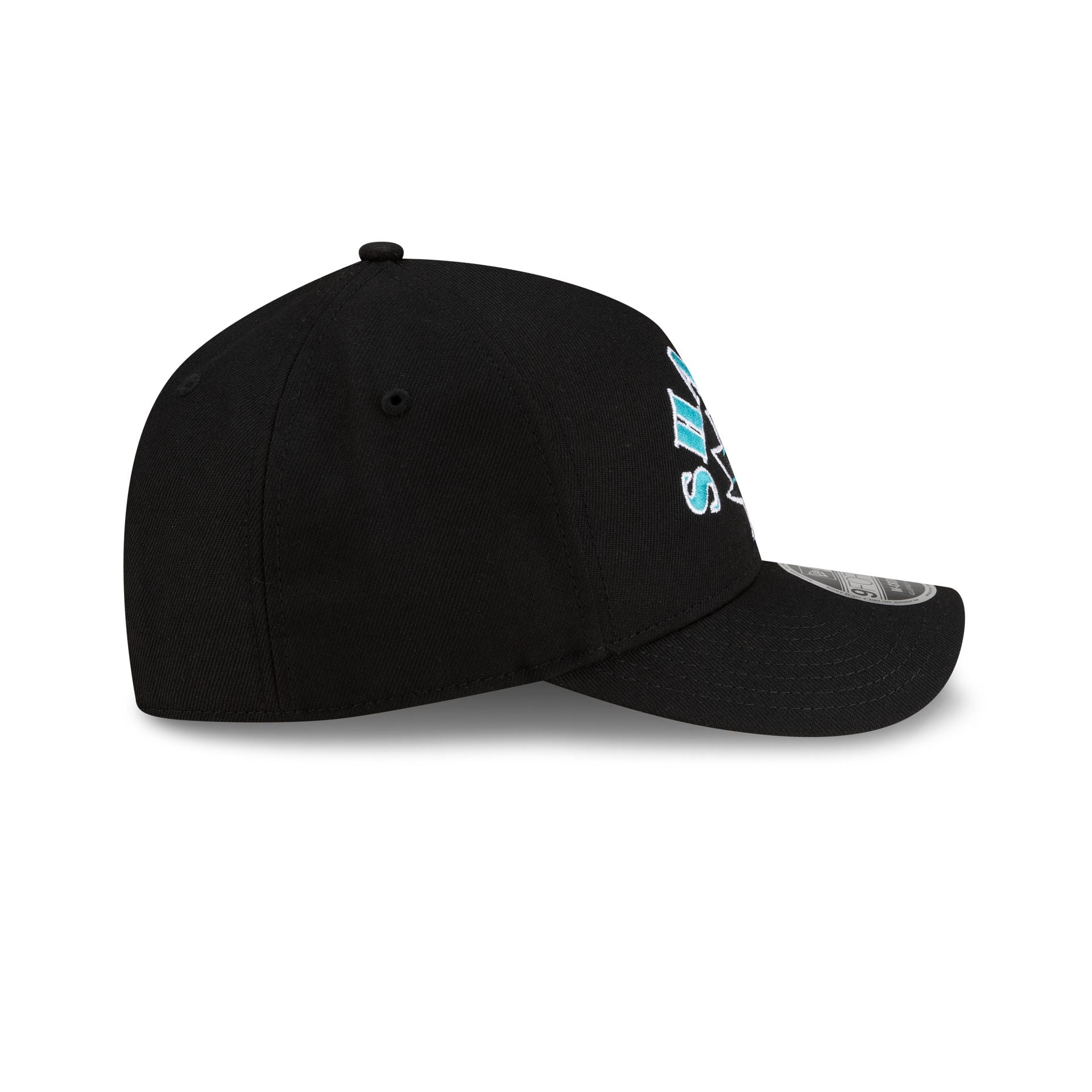 San Jose Sharks Retro Arch 9FORTY M-Crown A-Frame Snapback Hat - Image 5