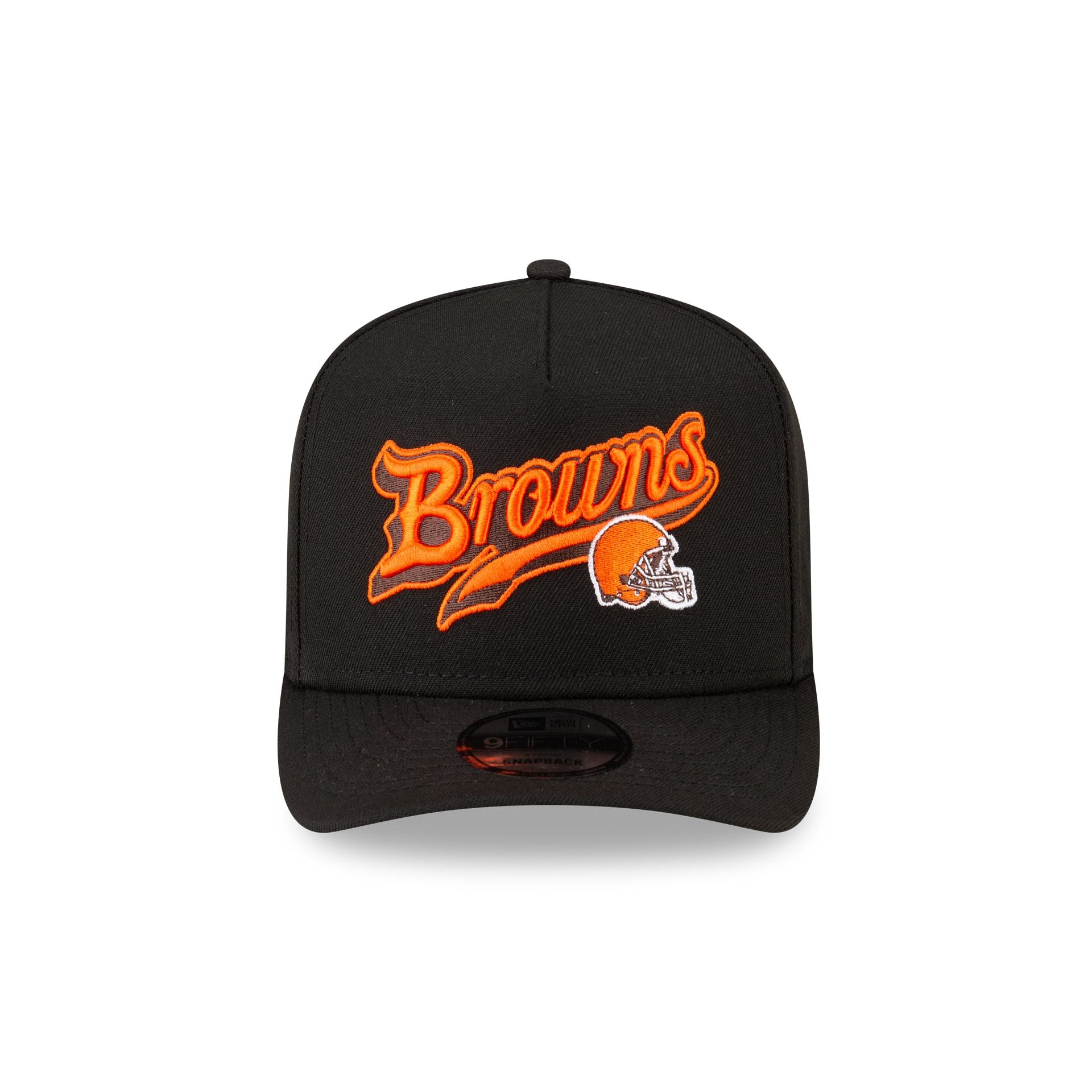 Born x Raised x Cleveland Browns Script Black 9FIFTY A-Frame Snapback Hat - Image 2
