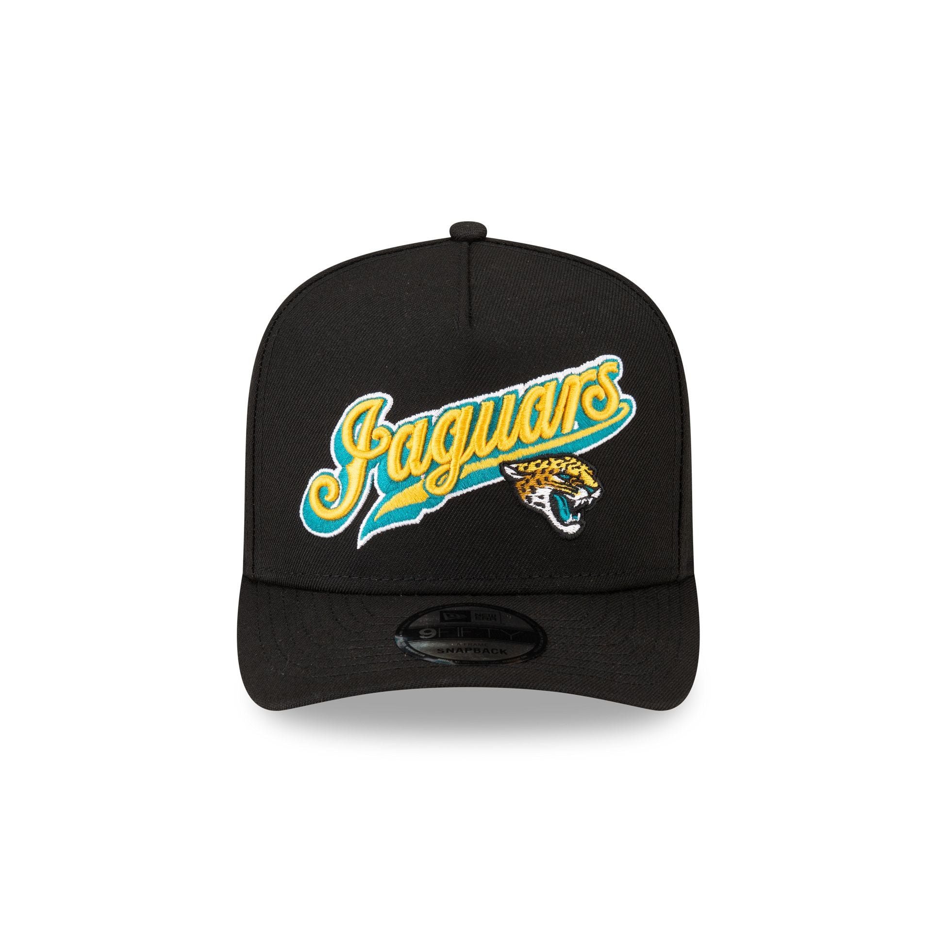 Born x Raised x Jacksonville Jaguars Script Black 9FIFTY A-Frame Snapback Hat - Image 2
