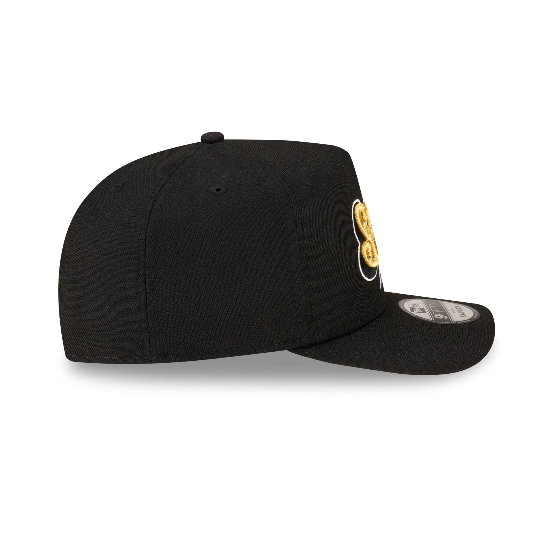 Born x Raised x New Orleans Saints Script Black 9FIFTY A-Frame Snapback Hat - Image 5