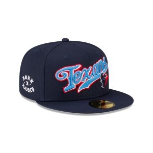 Born x Raised x Houston Texans Script 59FIFTY Fitted Hat