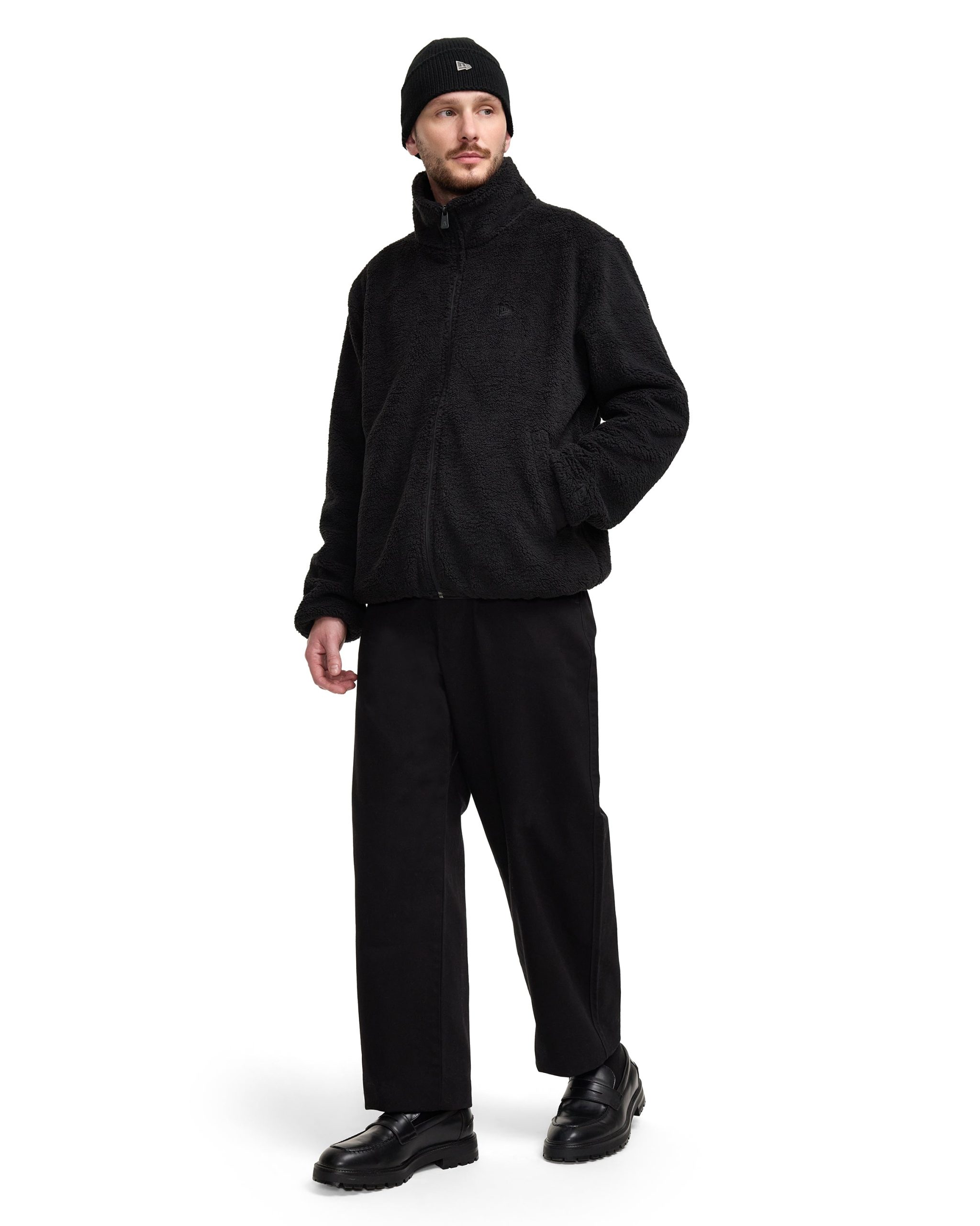 New Era Black Sherpa Jacket - Image 5