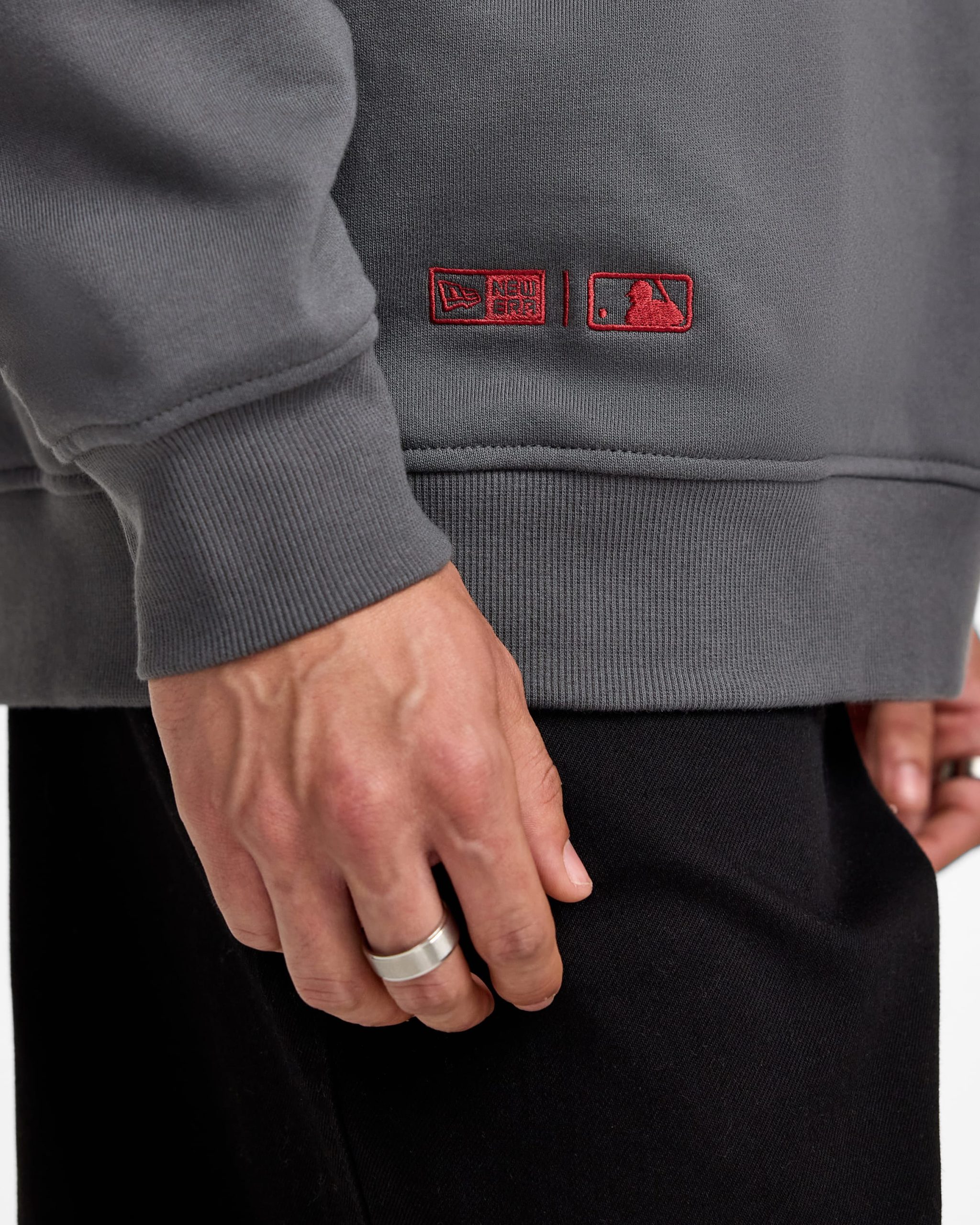 Boston Red Sox Point Logo Dark Shadow Crewneck - Image 5