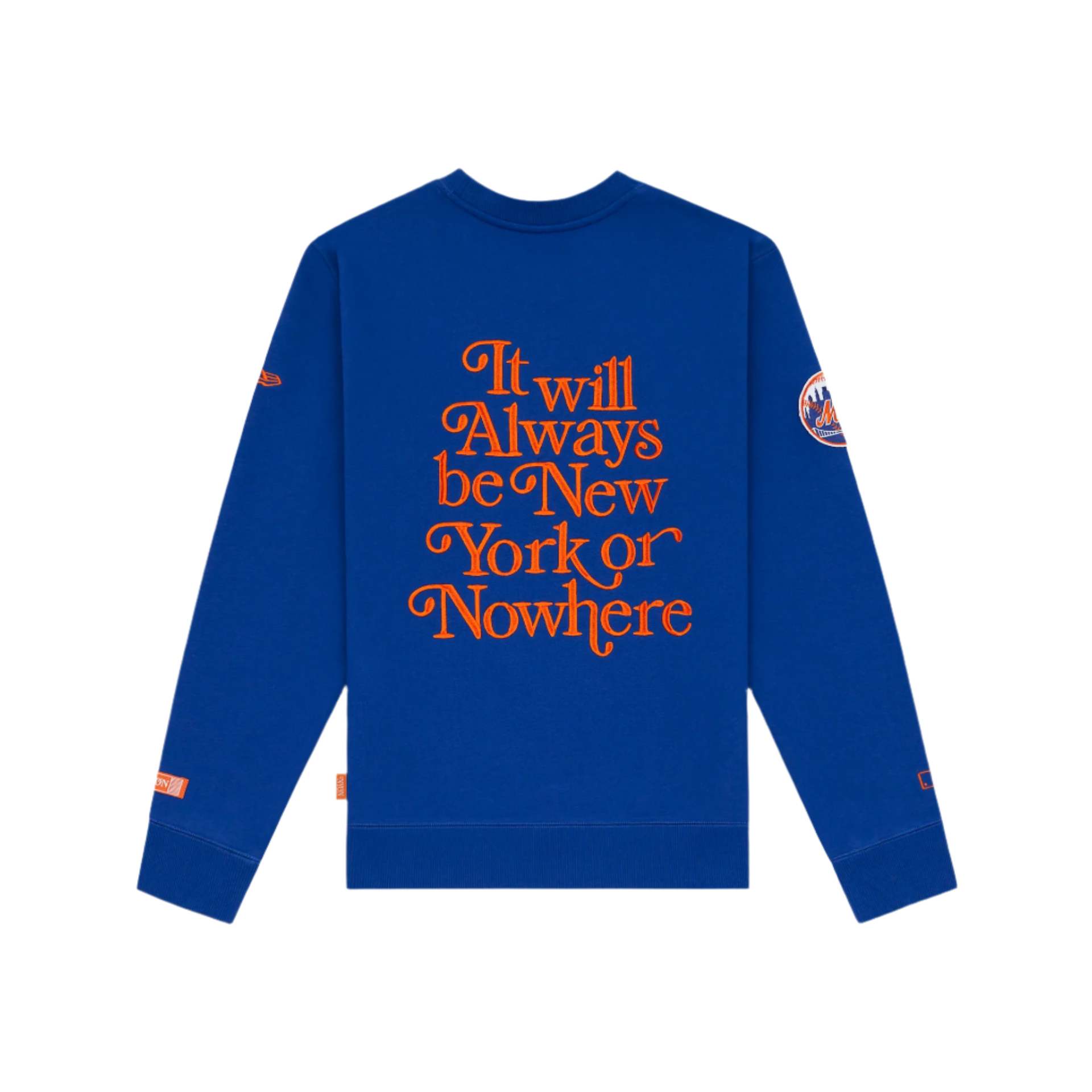 New York or Nowhere x New York Mets Light Royal Crewneck - Image 2