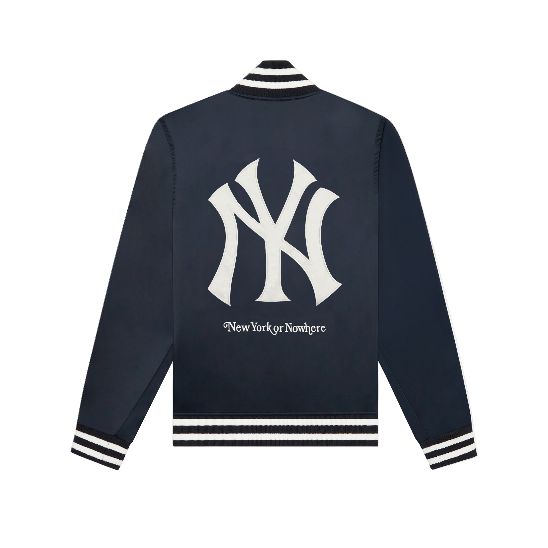 New York or Nowhere x New York Yankees Midnight Satin Jacket - Image 2