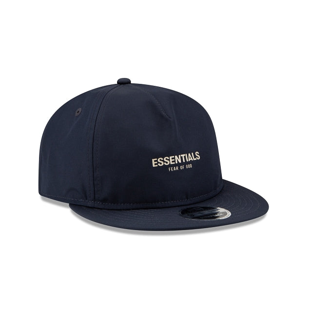Navy Fear Of God Essentials Retro Crown 9FIFTY Strapback Hat - Image 3