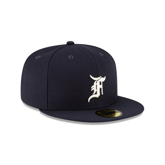 Essentials By Fear Of God Navy 59FIFTY Fitted Hat - Image 3