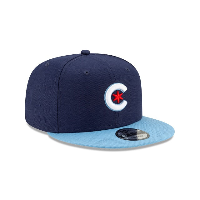 Chicago Cubs City Connect 9FIFTY Snapback Hat - Image 3